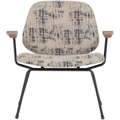 WOOOD Aure Fåtölj Chenille Beige/Svart