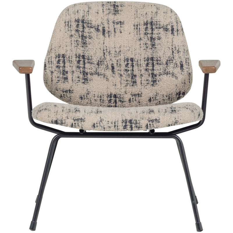 WOOOD Aure Fåtölj Chenille Beige/Svart