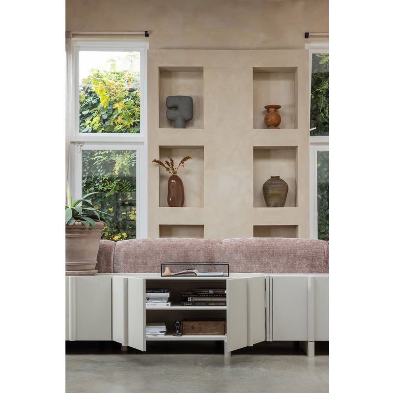 WOOOD BASU TV-Bänk 200 cm FSC-Certifierad Furu