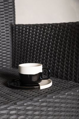 Venture Home Knick Matstol 2-pack i Svart Konstrotting