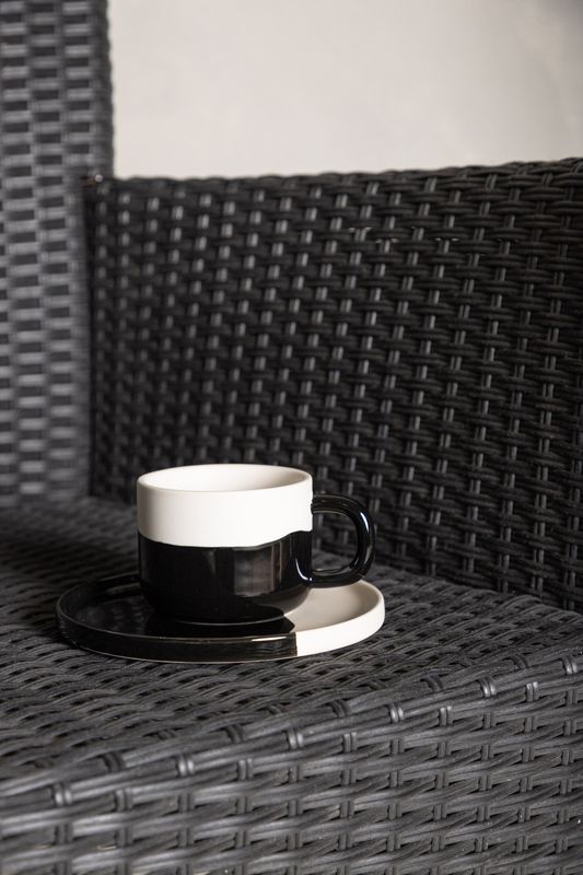 Venture Home Knick Matstol 2-pack i Svart Konstrotting