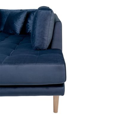 House Nordic Lido U-soffa Öppen Ände Mörkblå
