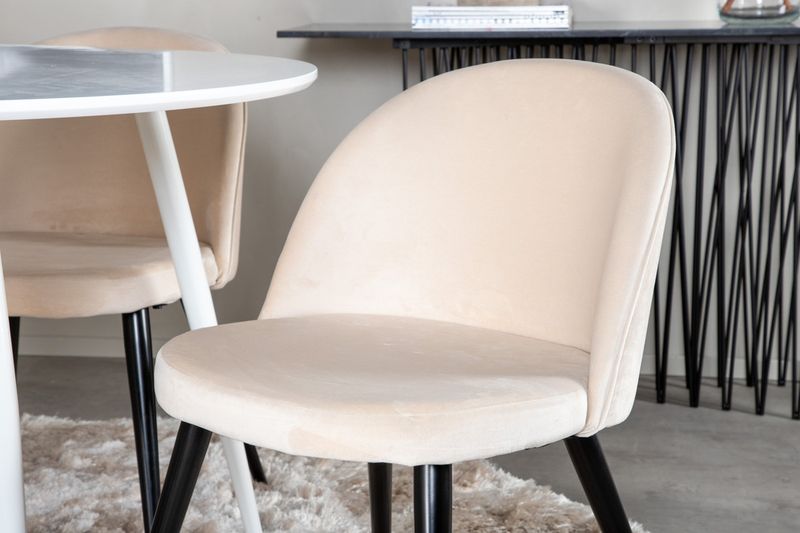 Venture Home Matgrupp Plaza med stolarna Velvet