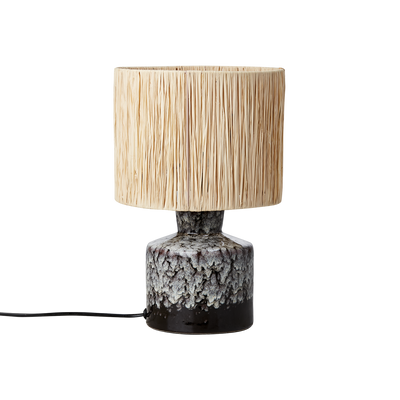 Affari of Sweden LAVA Bordslampa, Mörkbrun/Flerfärgad