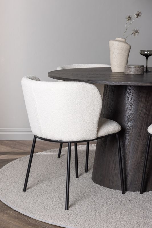 Venture Home Matgrupp Lanzo med stolarna Edina