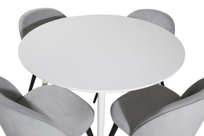 Venture Home Matgrupp Plaza med stolarna Velvet