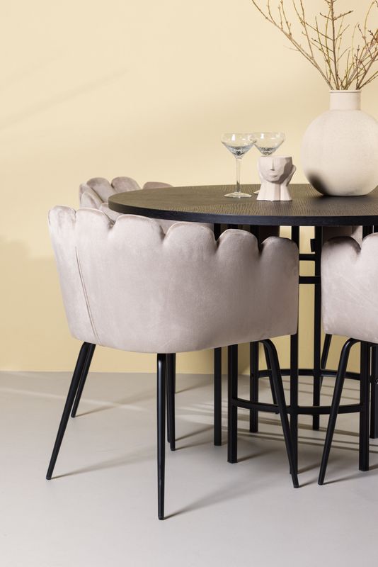 Venture Home Matgrupp Copenhagen med 4 st Limhamn Matstolar