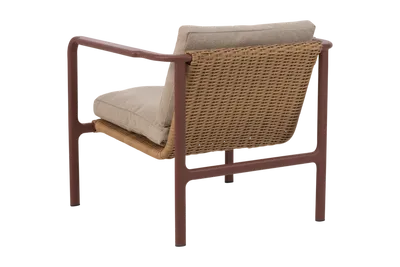 Brafab Motty Fåtölj Zin Red / Teddy Beige