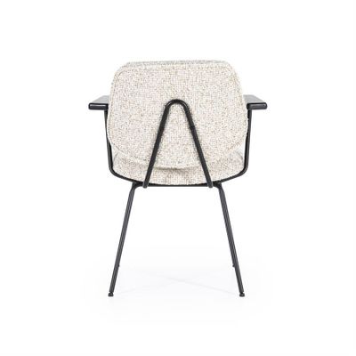 Eleonora Stol Jon med armstöd - Beige Maywood