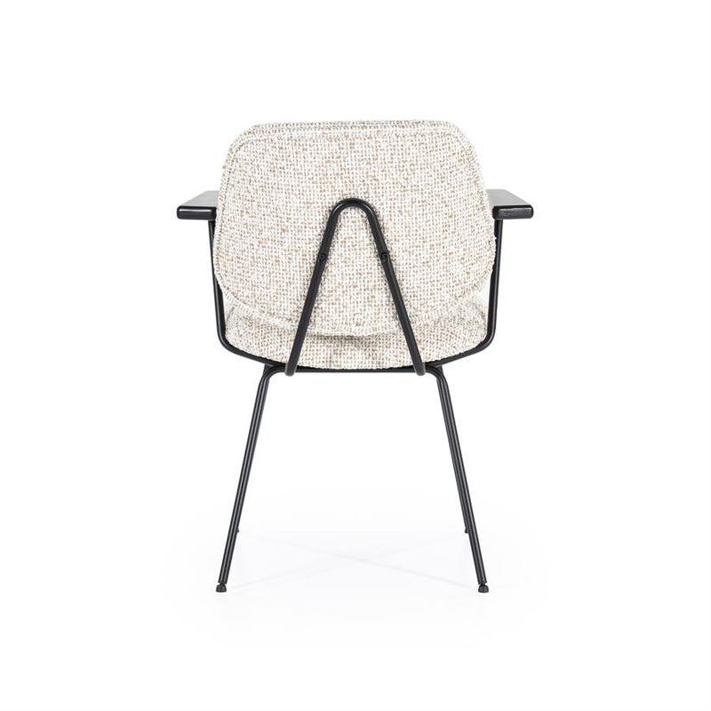 Eleonora Stol Jon med armstöd - Beige Maywood