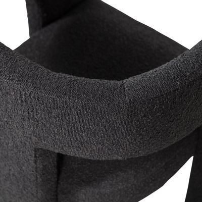 WOOOD Tiwa Fåtölj Boucle Mörkgrå