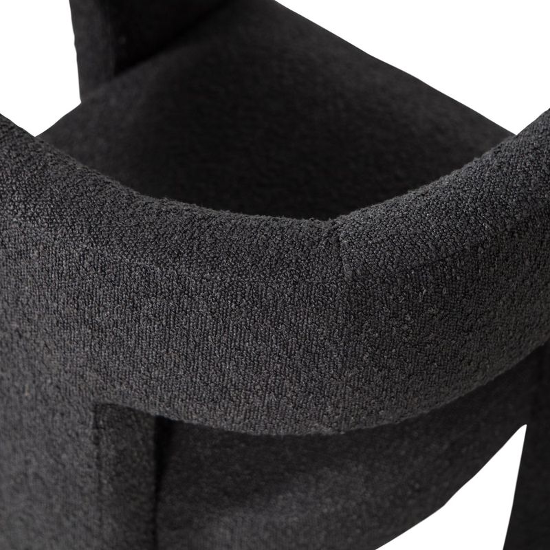 WOOOD Tiwa Fåtölj Boucle Mörkgrå