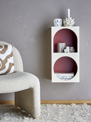 Bloomingville Graphia bokhylla, vit, MDF