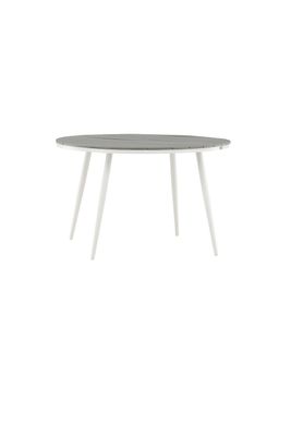 Venture Home Break Bord - Runt Matbord i Aintwood och Aluminium