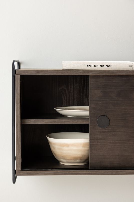 Venture Home Paris Vägghylla i Mörkbrunt Trä