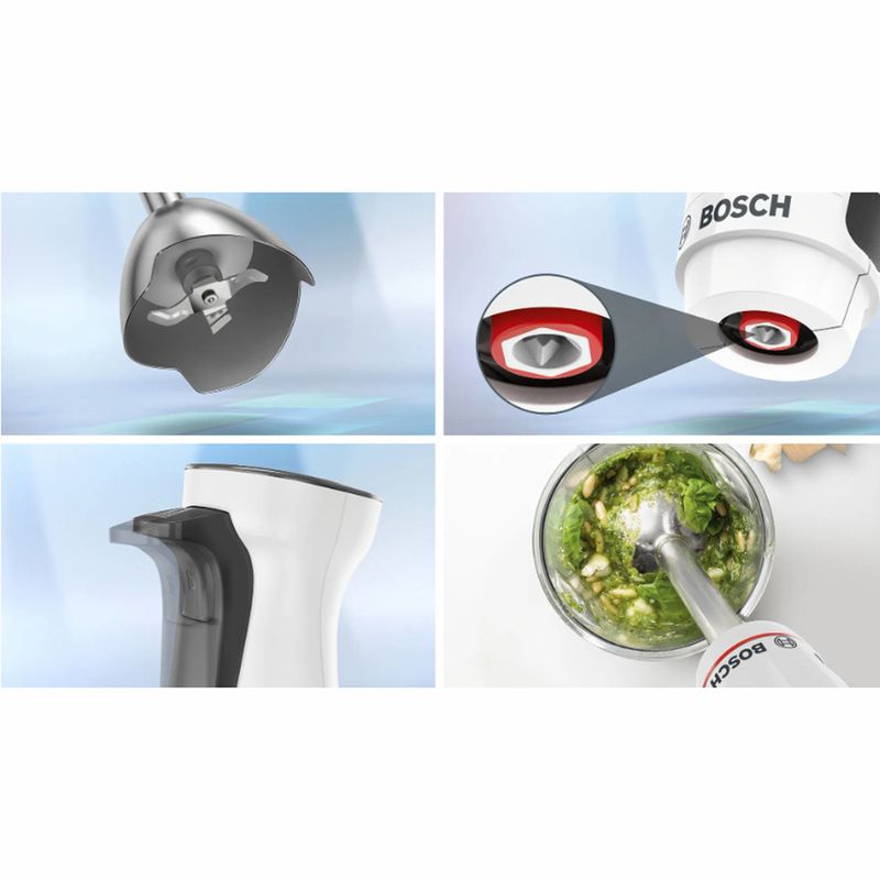 Bosch Stavmixer paket MSM4W220 inkl bunke & mini hack