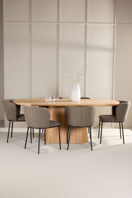 Venture Home Matbord Stjärnö med Edina Stol