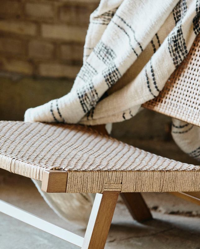 Nordal VASAI lounge stol, natur