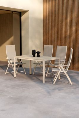 Venture Home Mirko Matgrupp med Levanzo Stolar