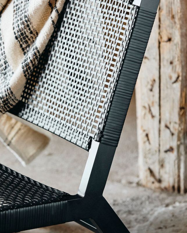 Nordal VASAI lounge stol, svart