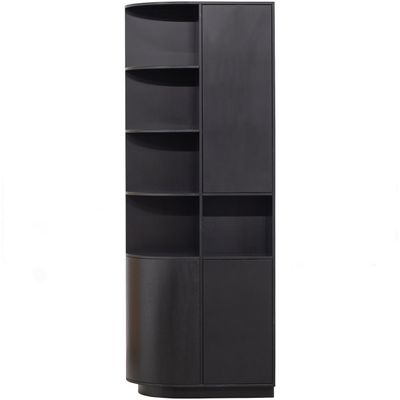 WOOOD Finca Förvaringsskåp Vänster 78 cm Djupsvart FSC-certifierad