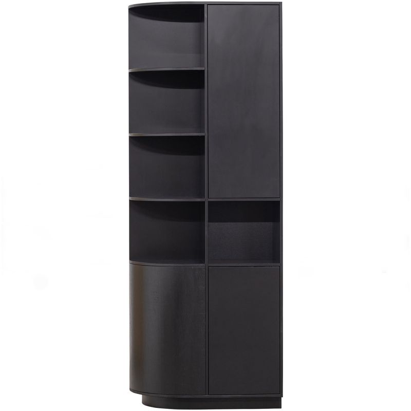 WOOOD Finca Förvaringsskåp Vänster 78 cm Djupsvart FSC-certifierad