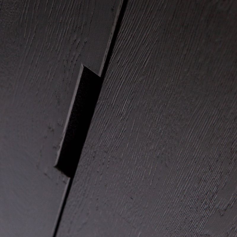 WOOOD Silas Högskåp i Svart Ask