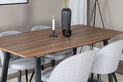 Venture Home Matgrupp Inca med stolarna Velvet