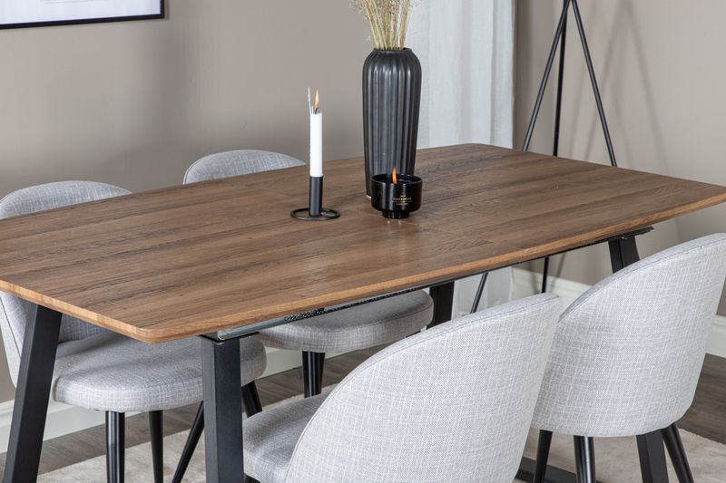 Venture Home Matgrupp Inca med stolarna Velvet