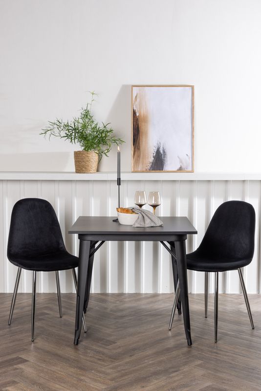 Venture Home Matgrupp Tempe med stolarna Polar