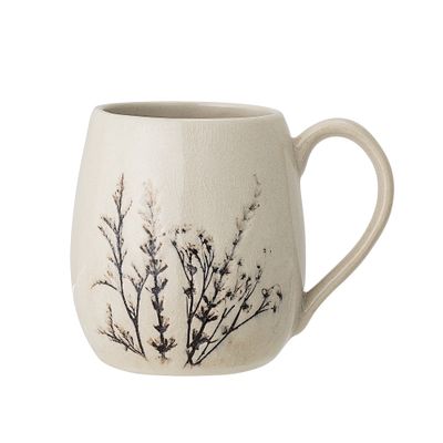 Bloomingville Bea Mugg, Natur, Stengods - 12-pack
