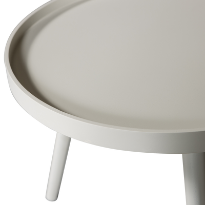 WOOOD Mesa Sidobord M Trä Sand 45xØ45