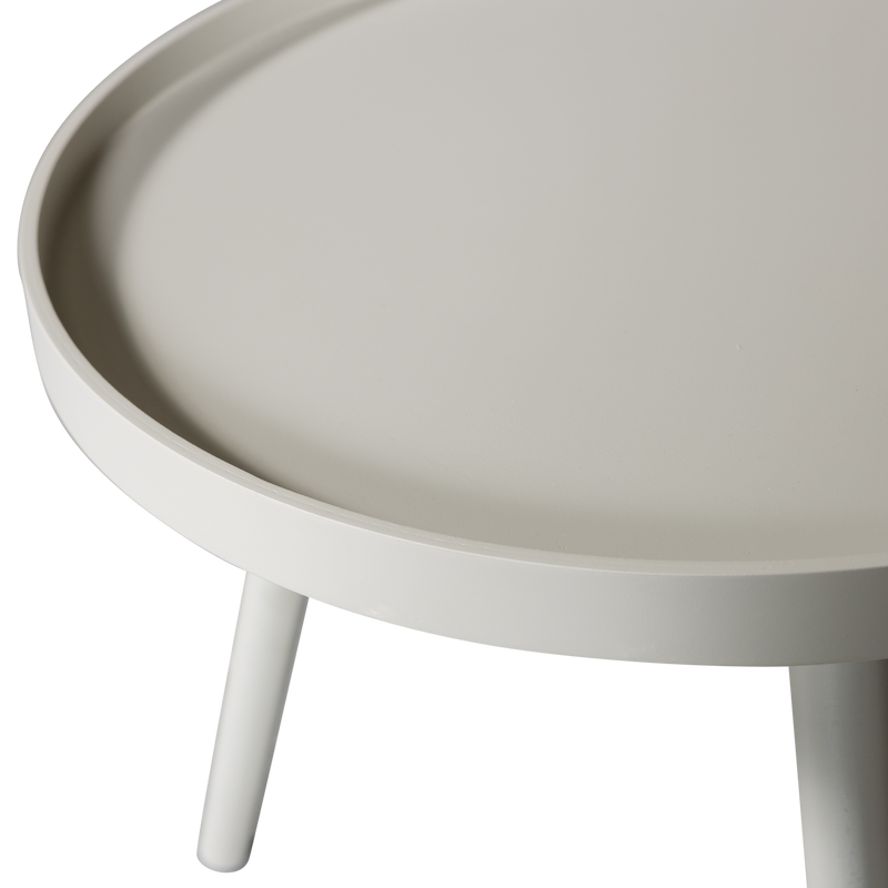 WOOOD Mesa Sidobord M Trä Sand 45xØ45