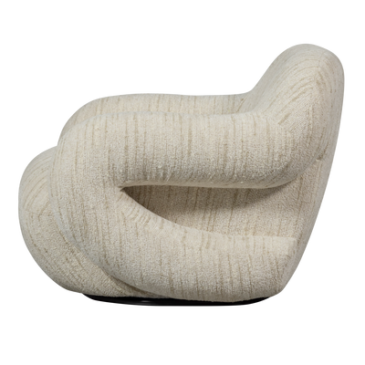 WOOOD Folke Fåtölj i Chenille Natural Melange