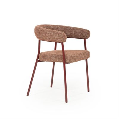 By Boo Yovi - Burgundy Röd Matstol