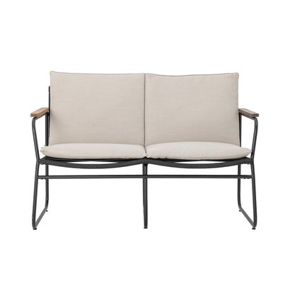 Bloomingville Hampton soffa, svart, metall