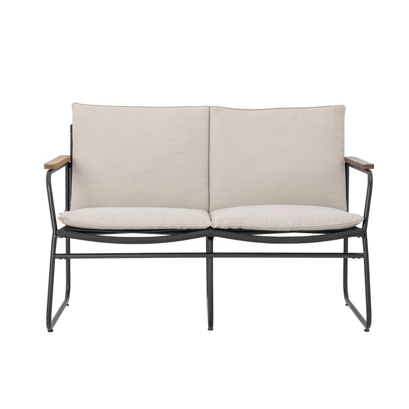 Bloomingville Hampton soffa, svart, metall