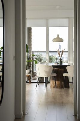 Eleonora Matbord Maxim Rund - 130x76 Svart