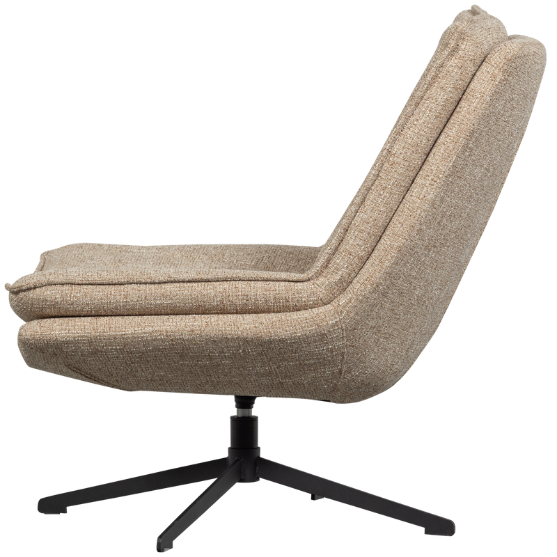 WOOOD Milaro Svängbar Fåtölj i Naturlig Melange