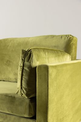 Venture Home Boom 3-Sits Soffa i Grön Sammet