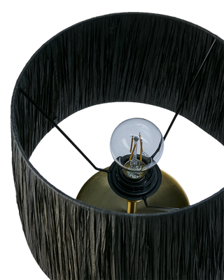 Affari of Sweden LANDO Bordslampa, Svart/Natur