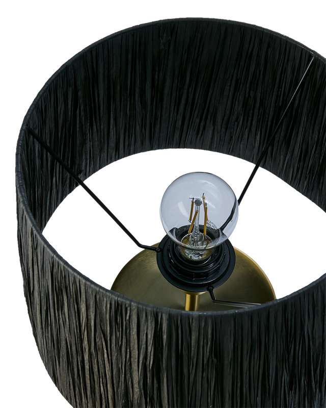 Affari of Sweden LANDO Bordslampa, Svart/Natur