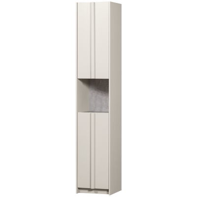 WOOOD Basu Litet Skåp 40cm Furu Dammet med Betongdekor