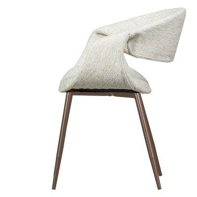 WOOOD Yossi Matstol Natur med Kopparben 2 st