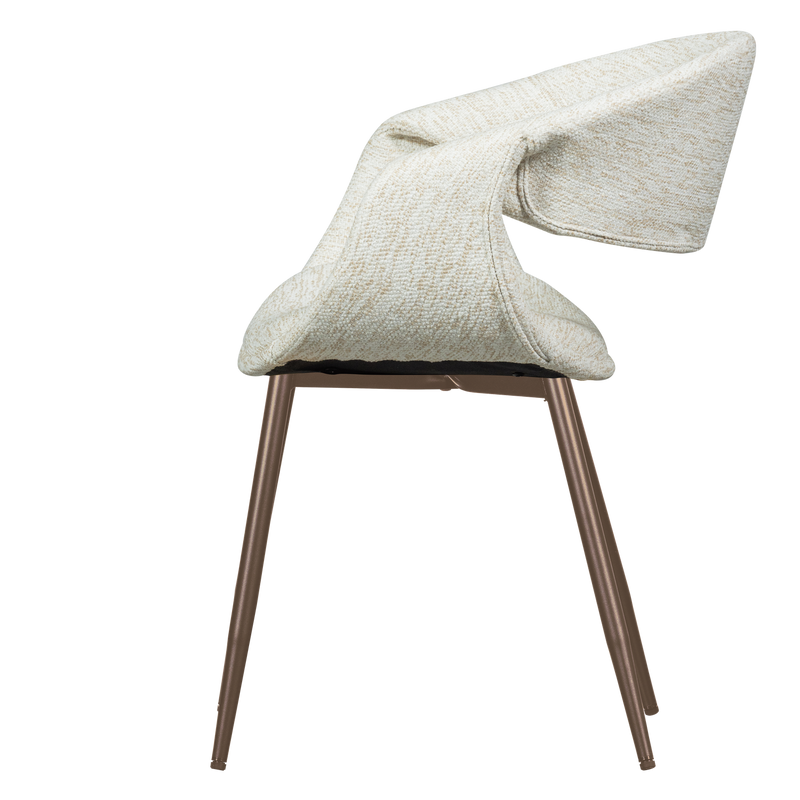 WOOOD Yossi Matstol Natur med Kopparben 2 st