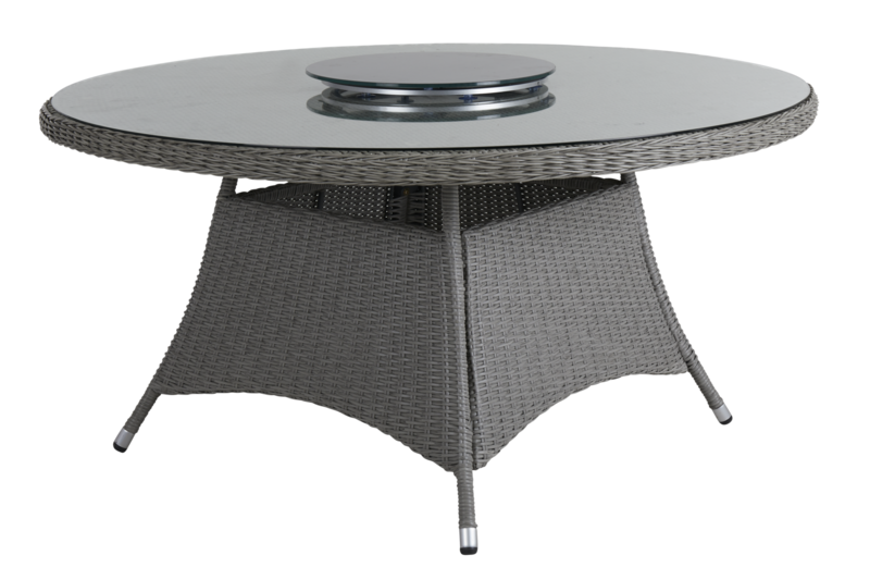 Brafab Elara Snurrbricka 50 cm Grå Alu/Glas