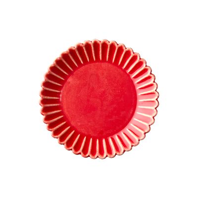 Affari of Sweden HULDA Tallrik, Korallröd 4-pack