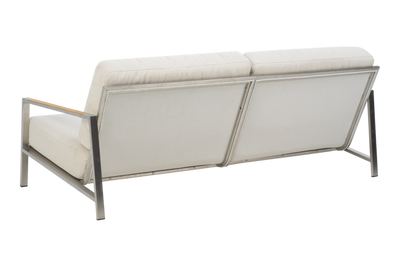 Brafab Naos 2,5-sits soffa Stainless steel / Dot beige