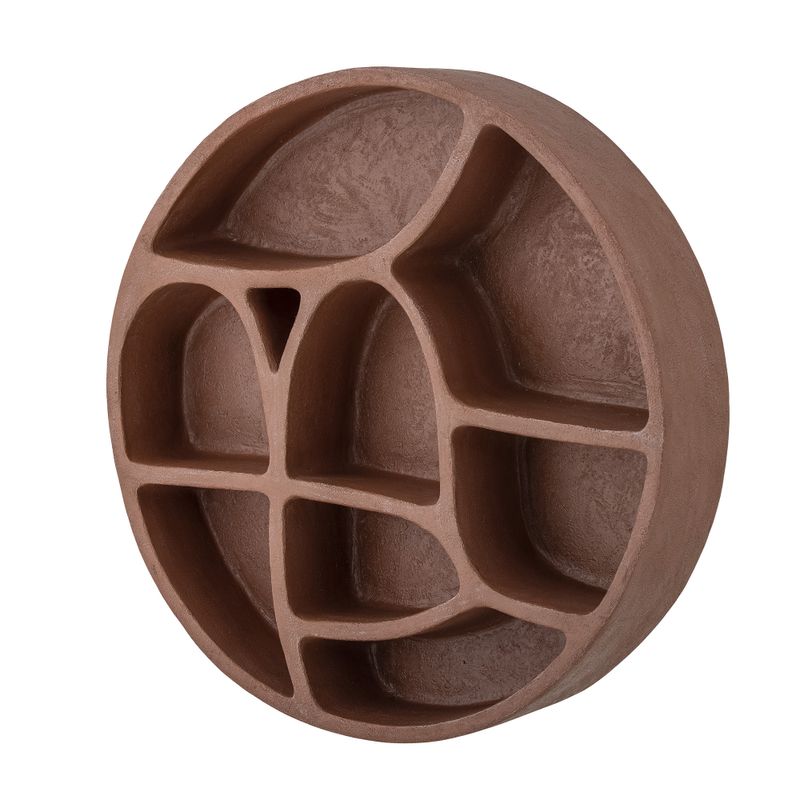 Bloomingville Palmer hylla, röd, resin