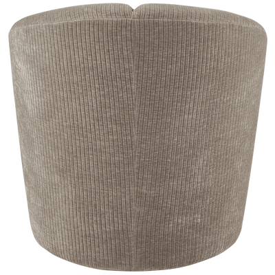 WOOOD Mojo Svängbar Fåtölj i Vävd Ribbad Tyg Mörk